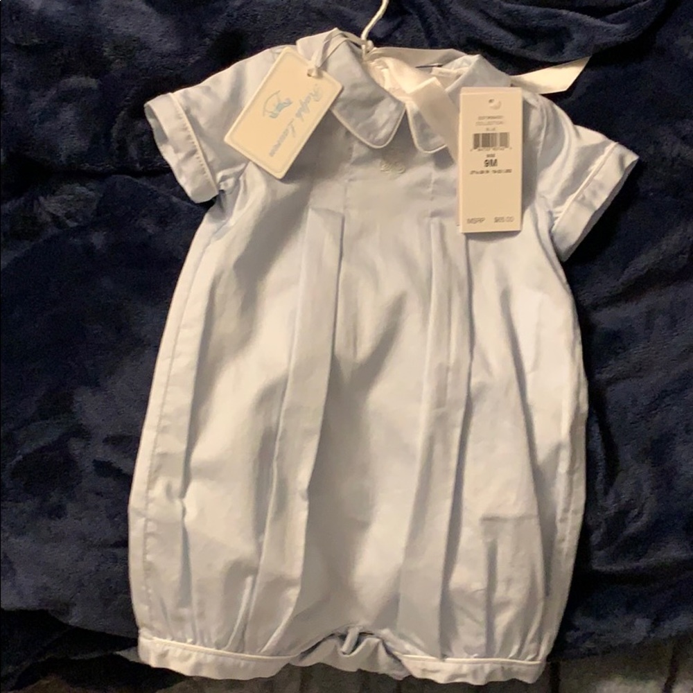 Ralph Lauren Infant Boys Christening Romper